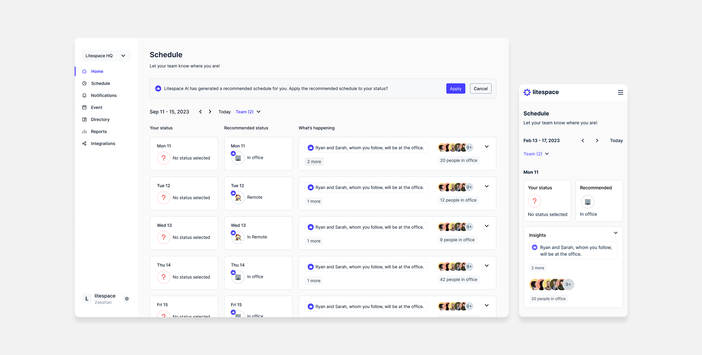 Hybrid Scheduling
